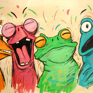 Waldemar Zwoliński '' Backstreet frogs''