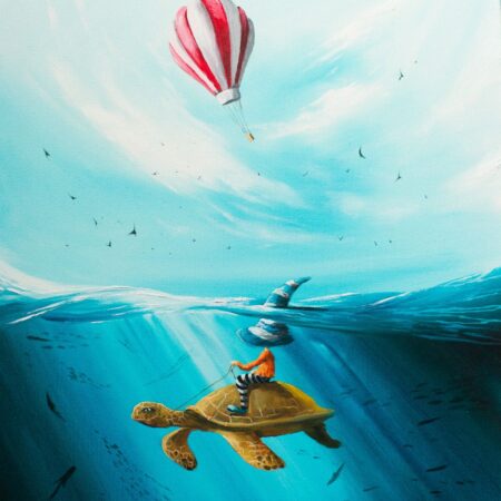 Adam Burczyc "Escape from the shark"